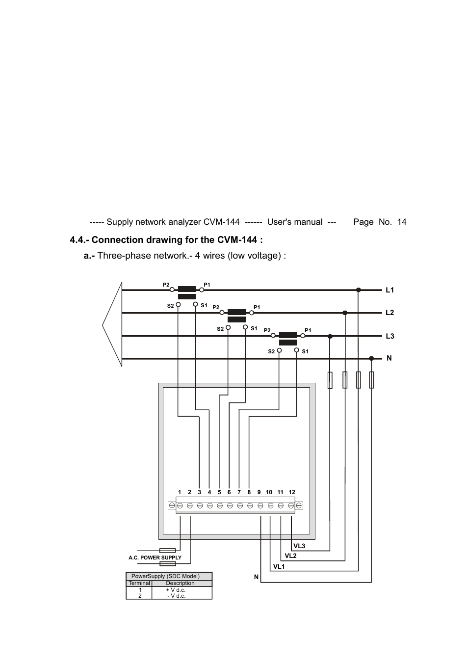 CIRCUTOR CVM144 Series User Manual | Page 15 / 58