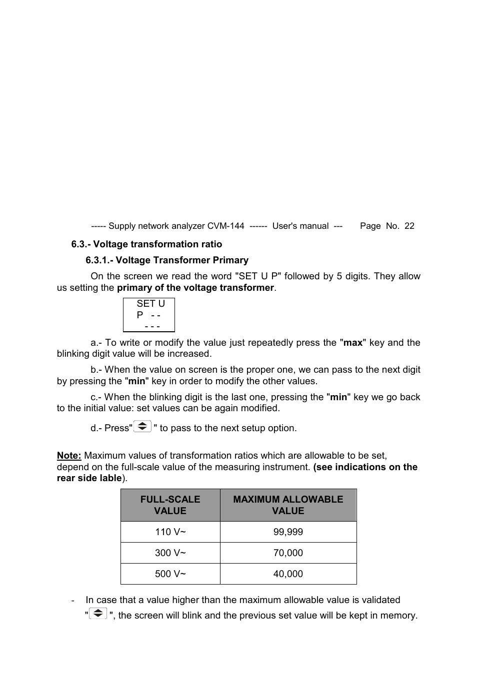CIRCUTOR CVM144 Series User Manual | Page 23 / 58