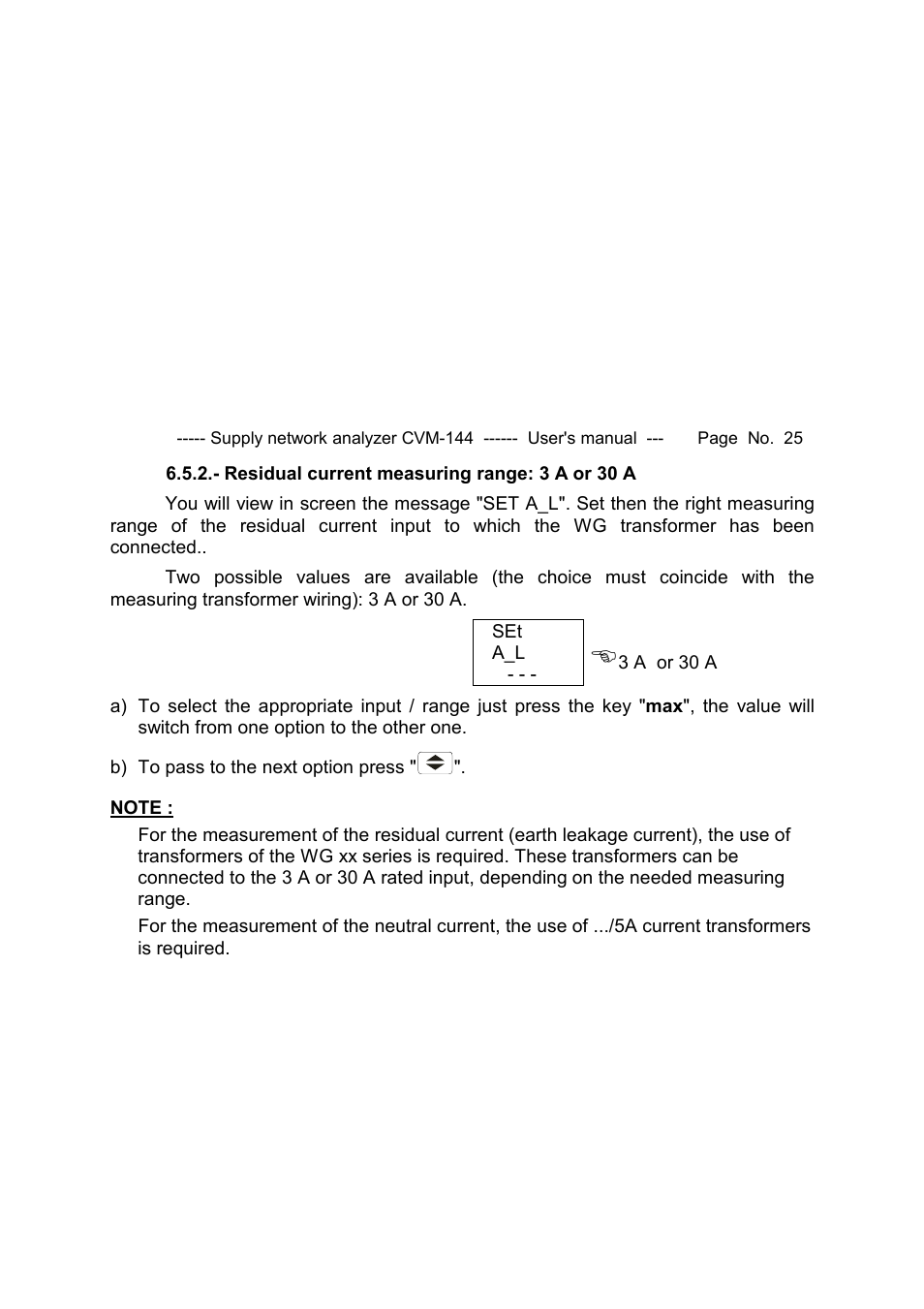 CIRCUTOR CVM144 Series User Manual | Page 26 / 58