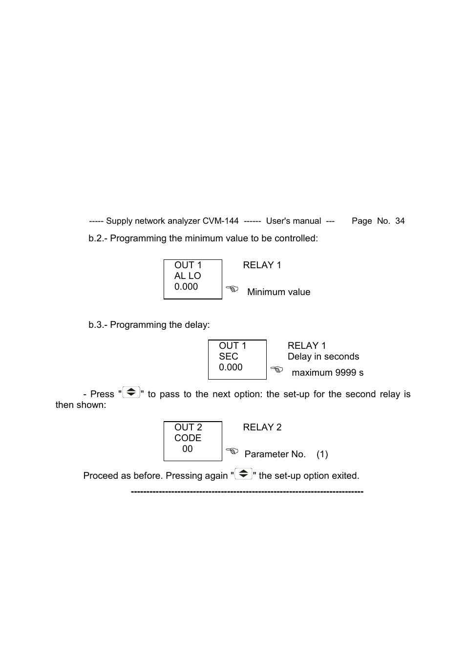 CIRCUTOR CVM144 Series User Manual | Page 35 / 58