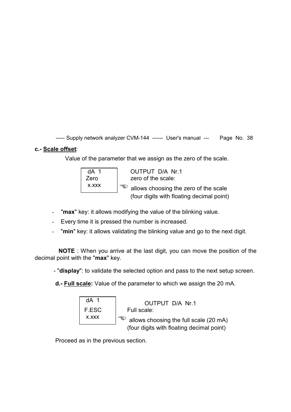 CIRCUTOR CVM144 Series User Manual | Page 39 / 58
