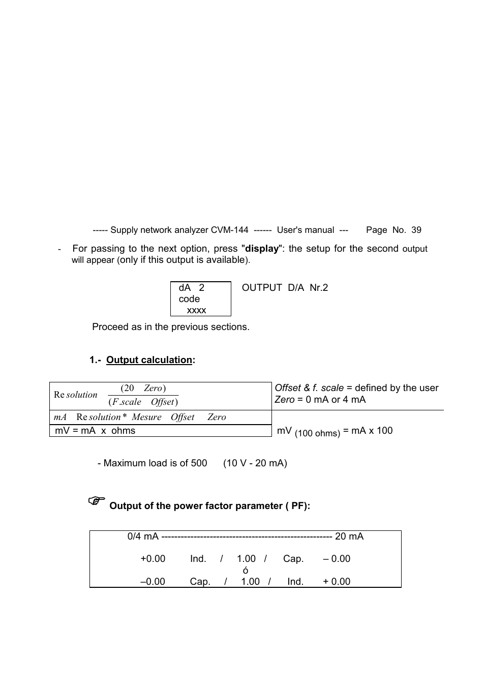 CIRCUTOR CVM144 Series User Manual | Page 40 / 58
