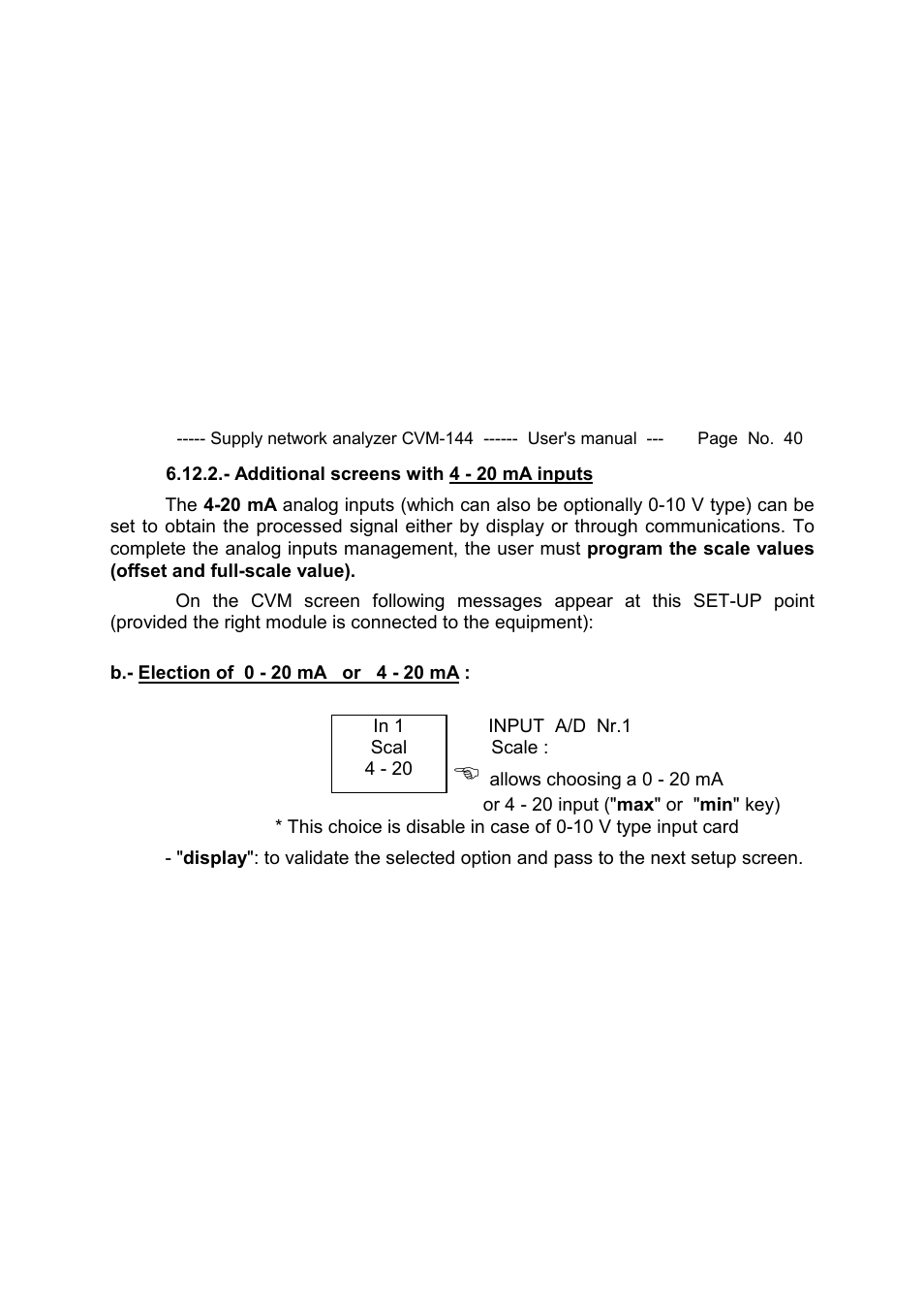CIRCUTOR CVM144 Series User Manual | Page 41 / 58