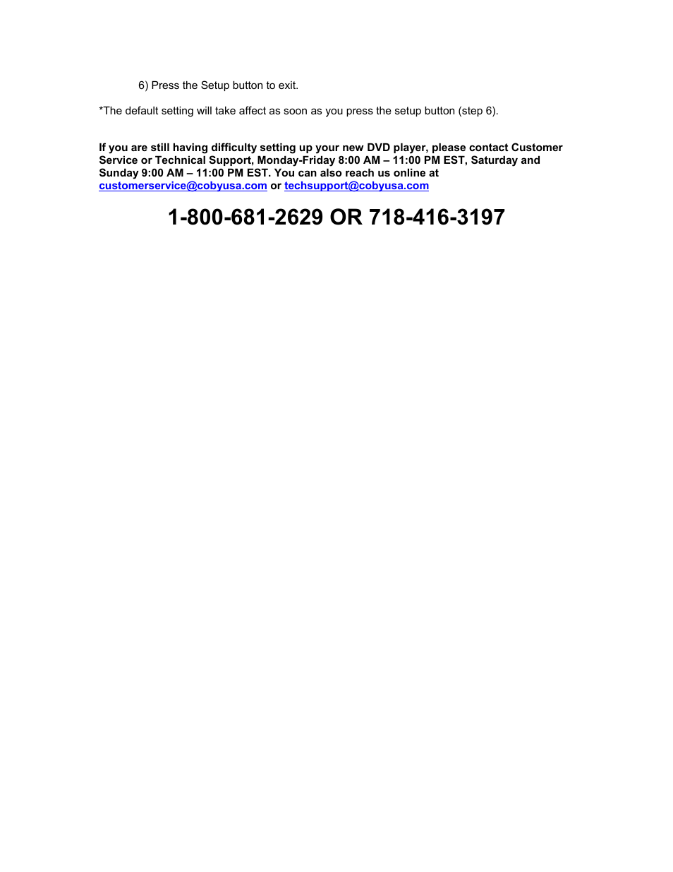 COBY electronic DVDR-1100 User Manual | Page 2 / 2