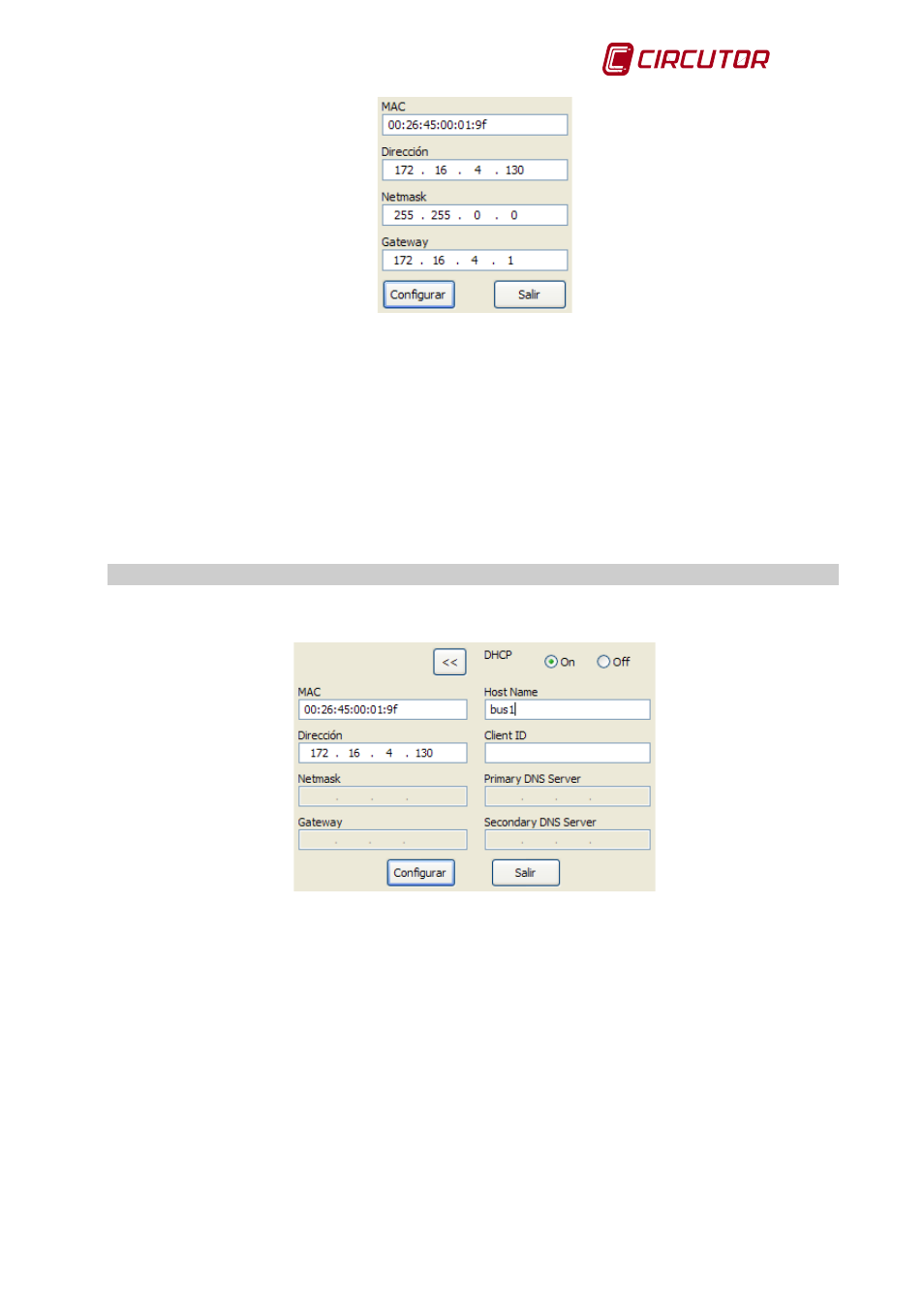 2 dhcp ip assignment, Dhcp, Assignment | CIRCUTOR MDC-20 User Manual | Page 21 / 58
