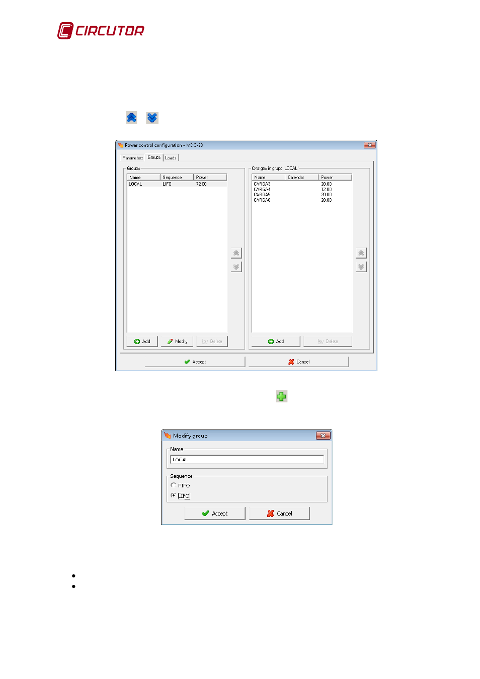 CIRCUTOR MDC-20 User Manual | Page 40 / 58