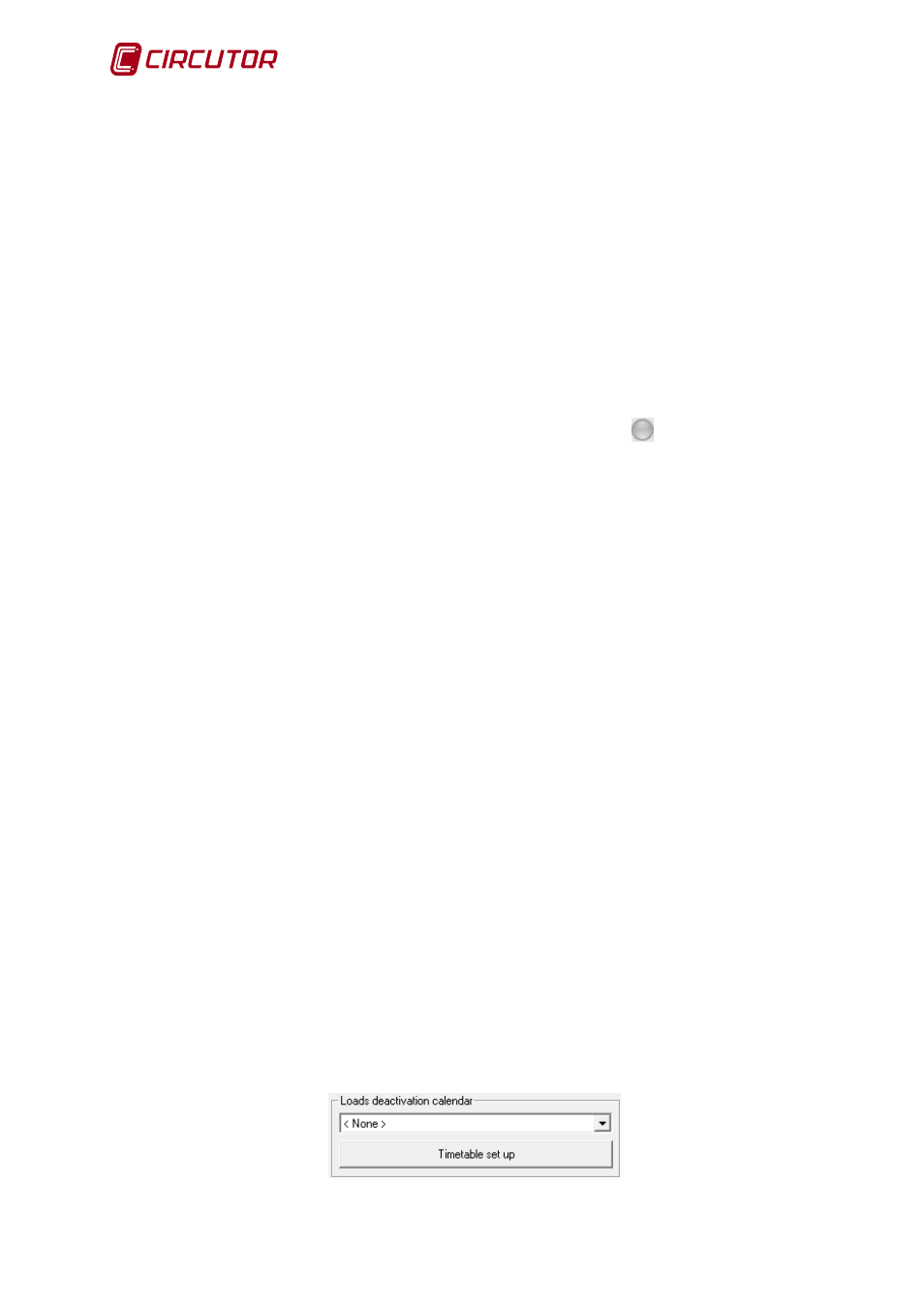 1 general, 2 load group, 3 time (seconds) | 4 control, 5 load deactivation calendar | CIRCUTOR MDC-20 User Manual | Page 42 / 58