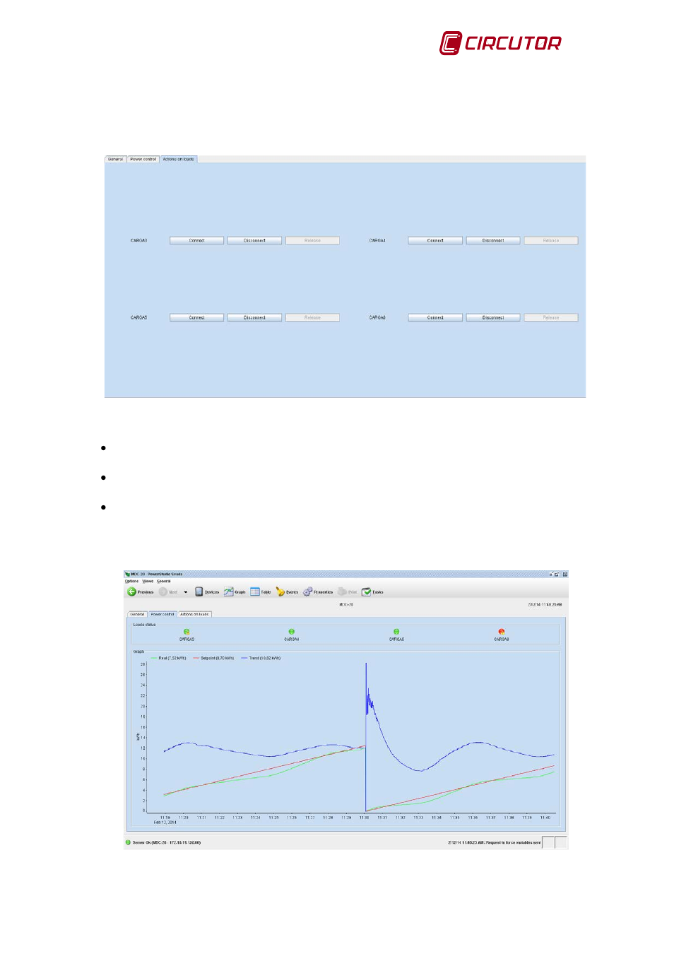 3 load action, Load action | CIRCUTOR MDC-20 User Manual | Page 51 / 58