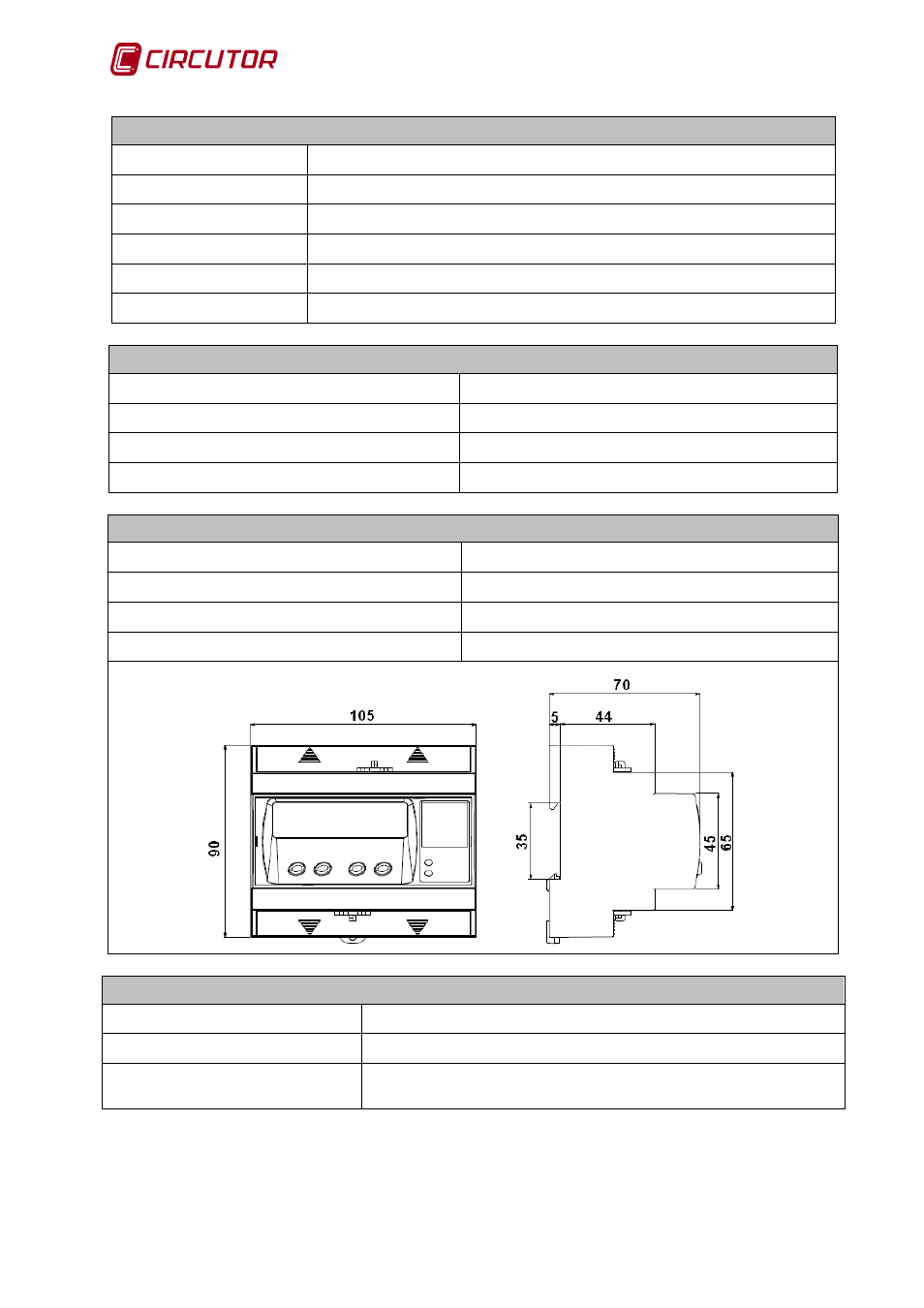 CIRCUTOR MDC-20 User Manual | Page 56 / 58