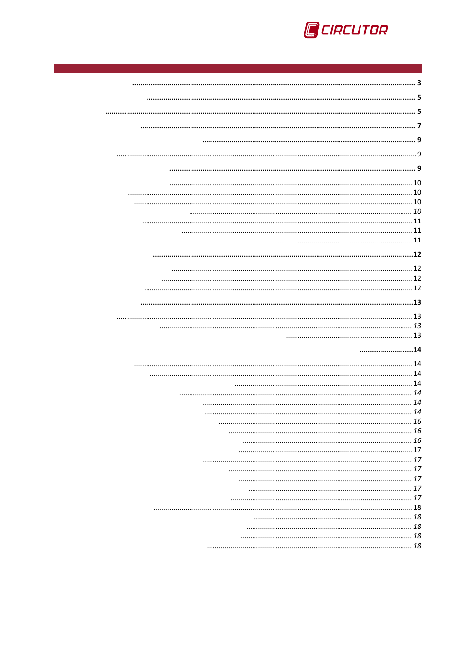 CIRCUTOR MDC-20 User Manual | Page 7 / 58
