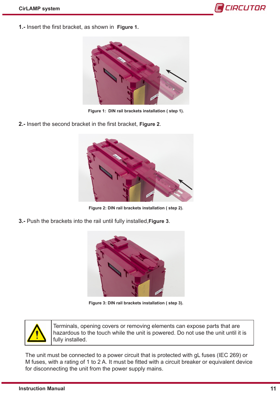 CIRCUTOR CIRLAMP Series User Manual | Page 11 / 102