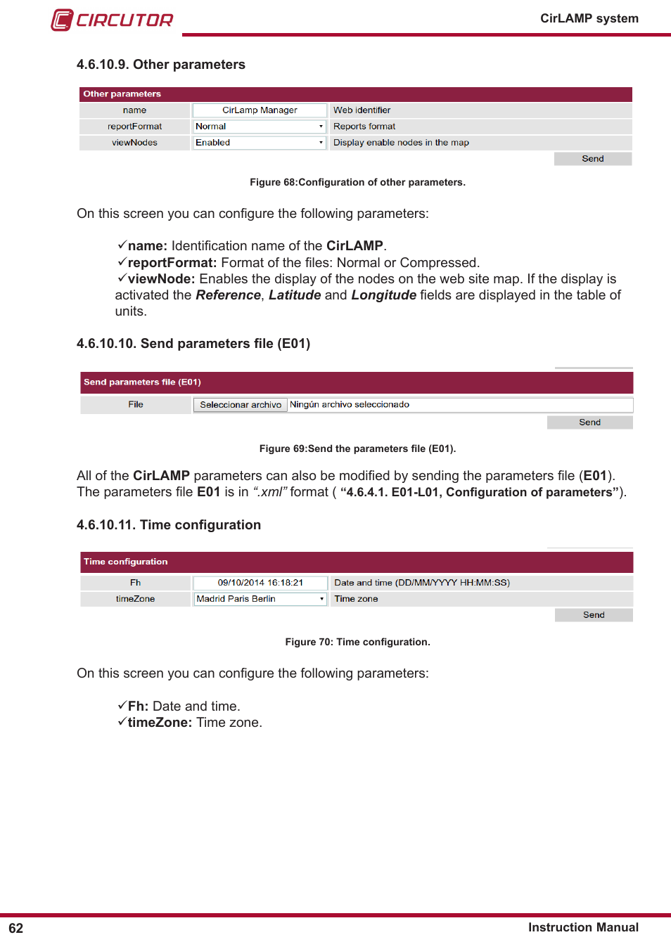 CIRCUTOR CIRLAMP Series User Manual | Page 62 / 102