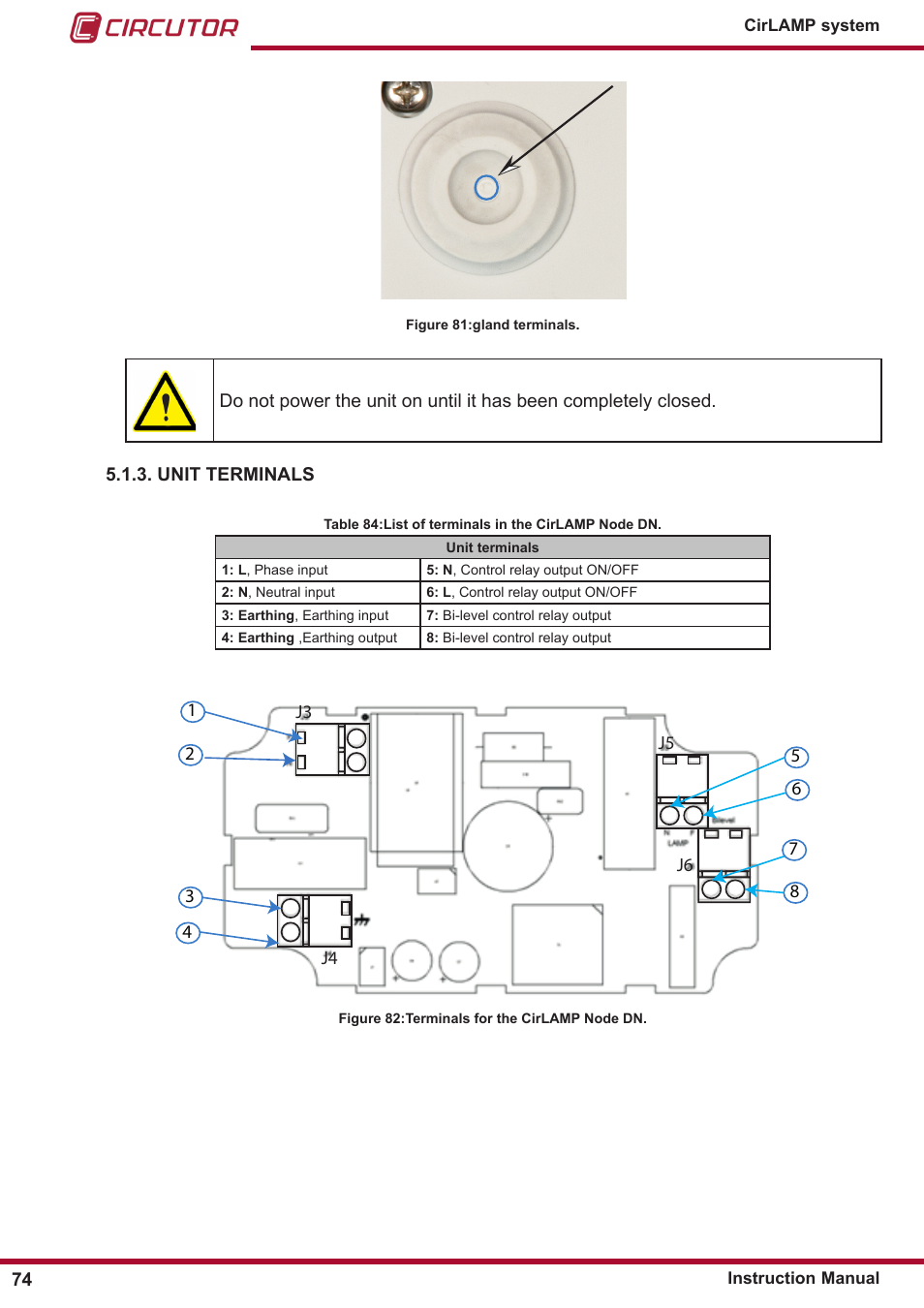 Figure 81 | CIRCUTOR CIRLAMP Series User Manual | Page 74 / 102