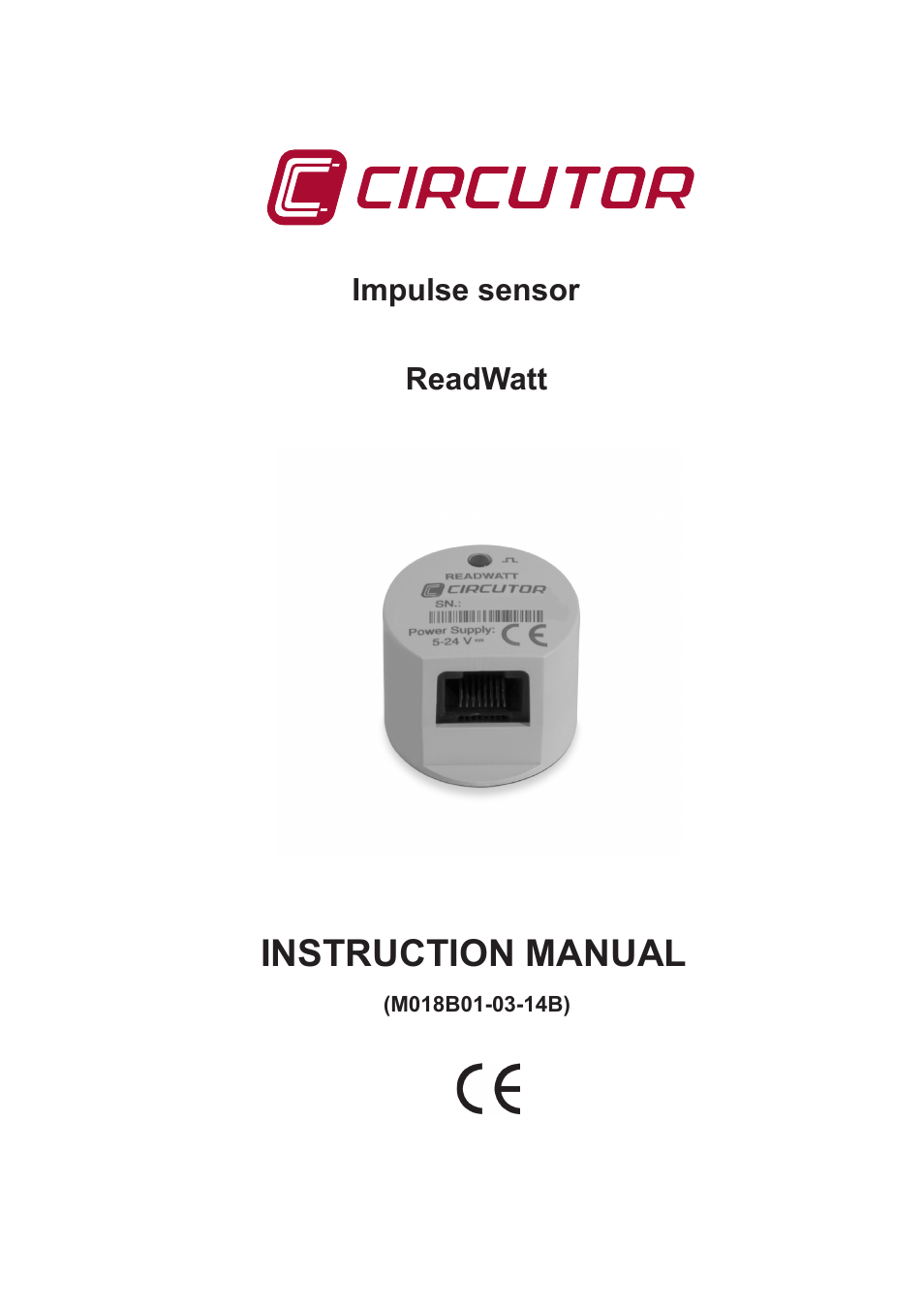 CIRCUTOR ReadWatt Series User Manual | 22 pages