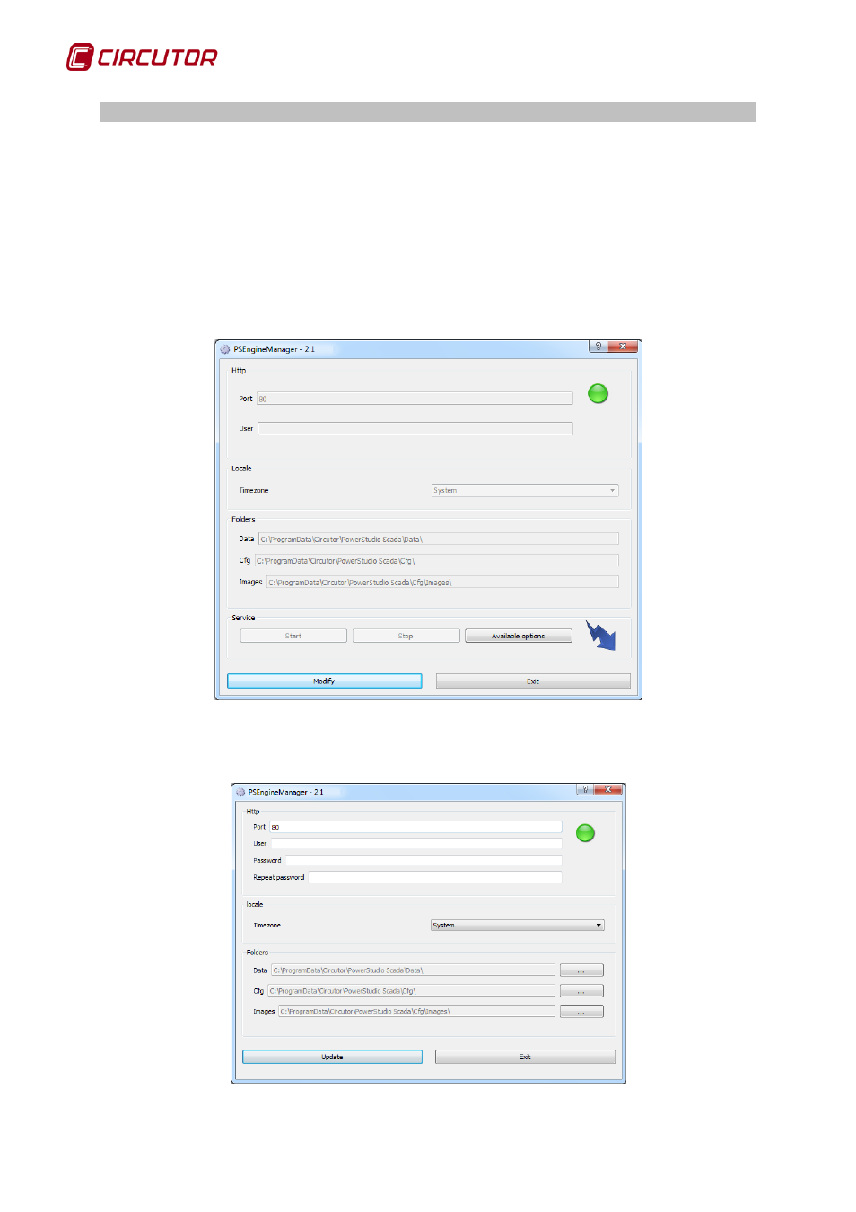 Configure the communications engine, Typical, Application | Typical application, 1 configure the communications engine | CIRCUTOR PowerStudio Series User Manual | Page 14 / 42