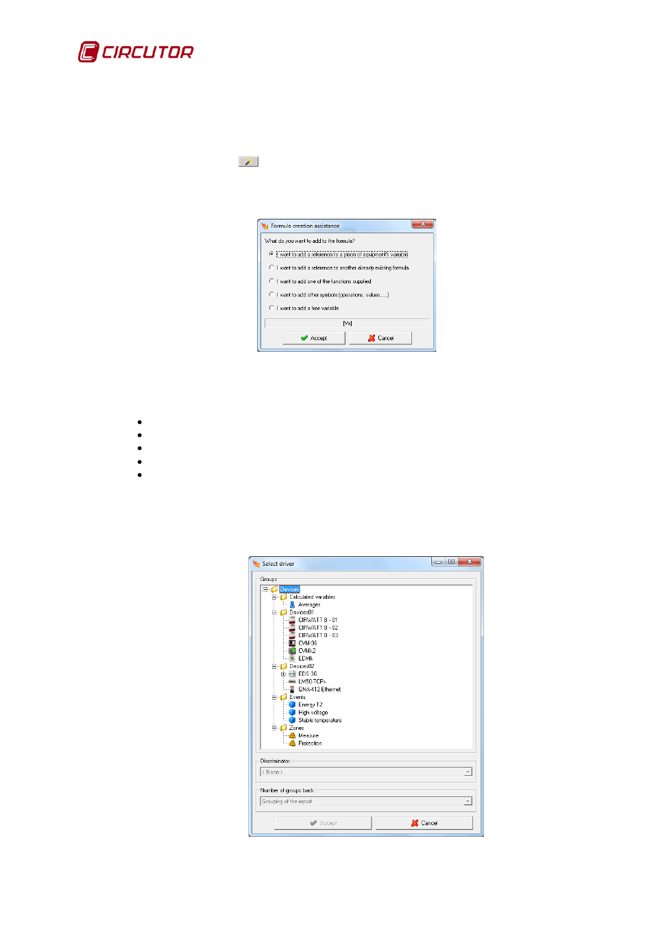 Expressions and conditions creation wizard, 1 expressions and conditions creation wizard | CIRCUTOR PowerStudio Series User Manual | Page 106 / 110
