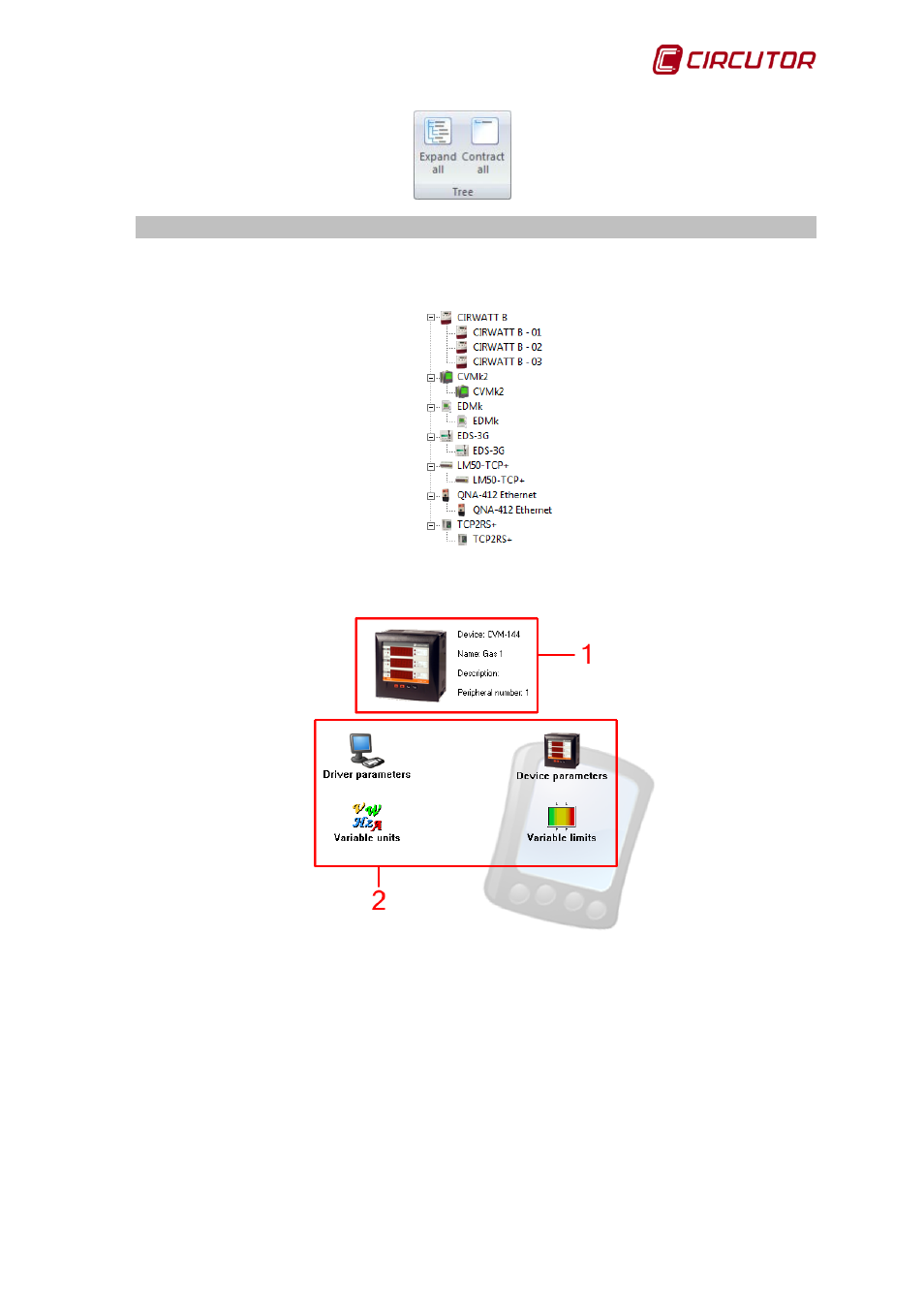 Devices | CIRCUTOR PowerStudio Series User Manual | Page 23 / 110