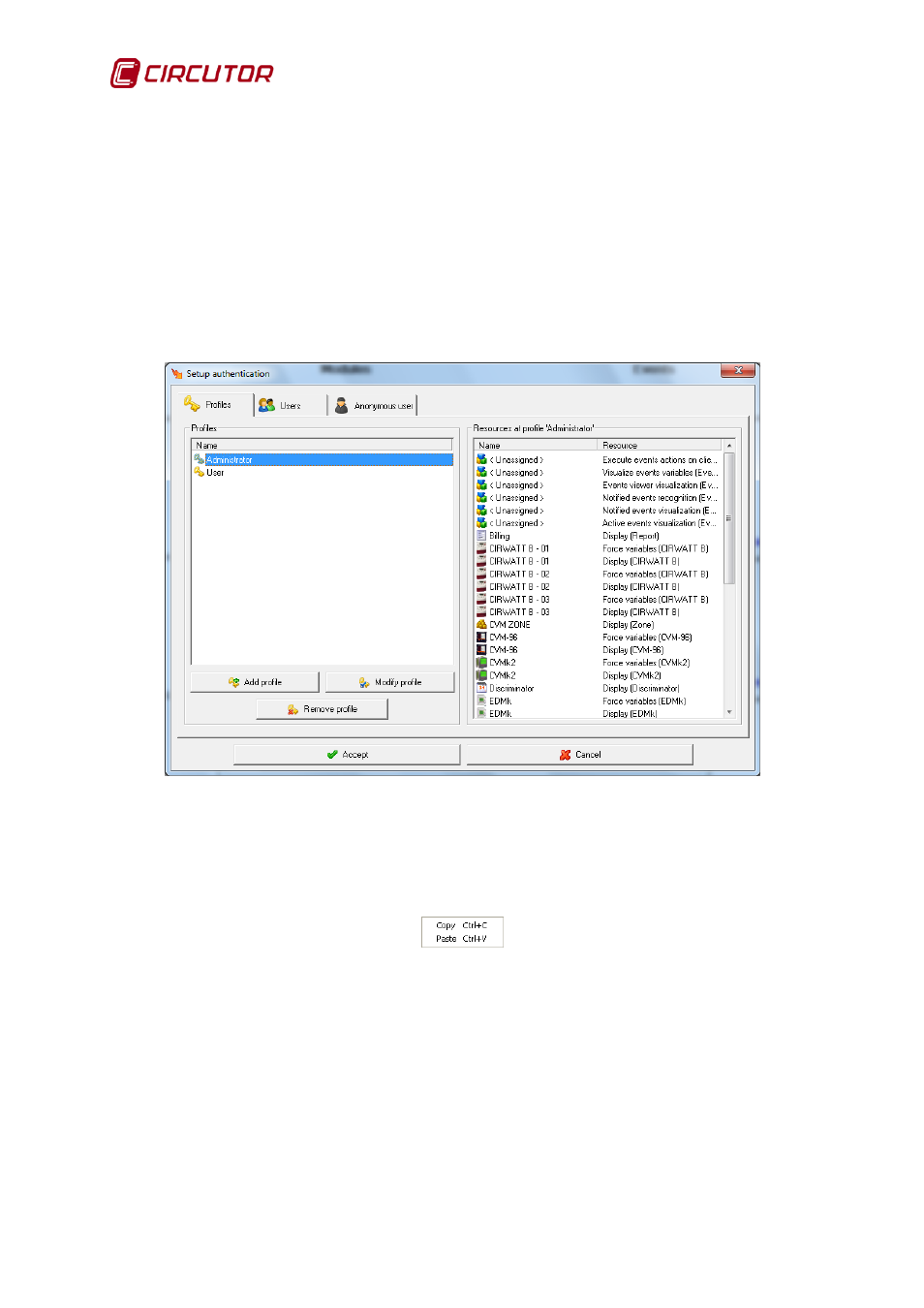 1 profiles, Profiles | CIRCUTOR PowerStudio Series User Manual | Page 60 / 110