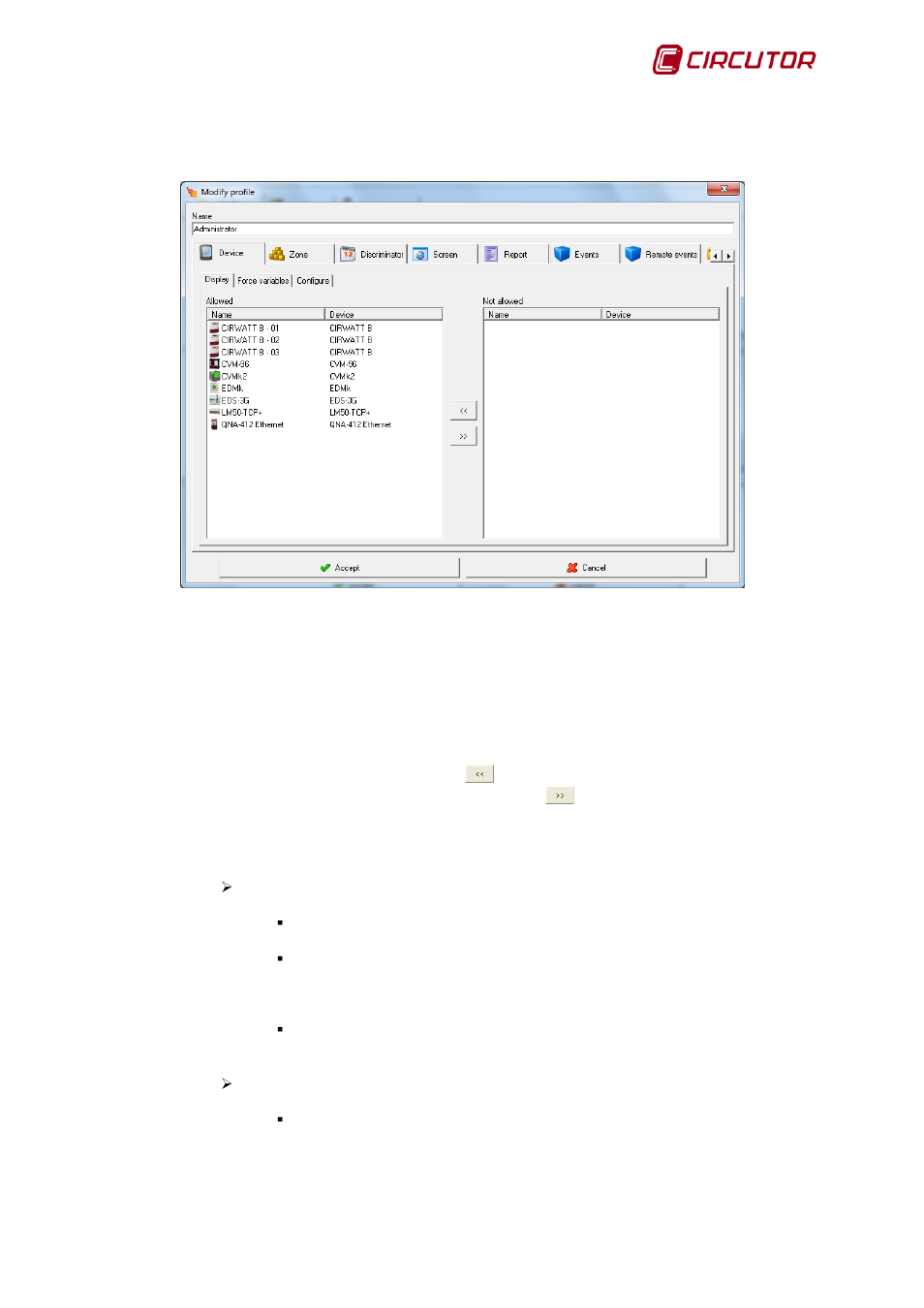 CIRCUTOR PowerStudio Series User Manual | Page 61 / 110