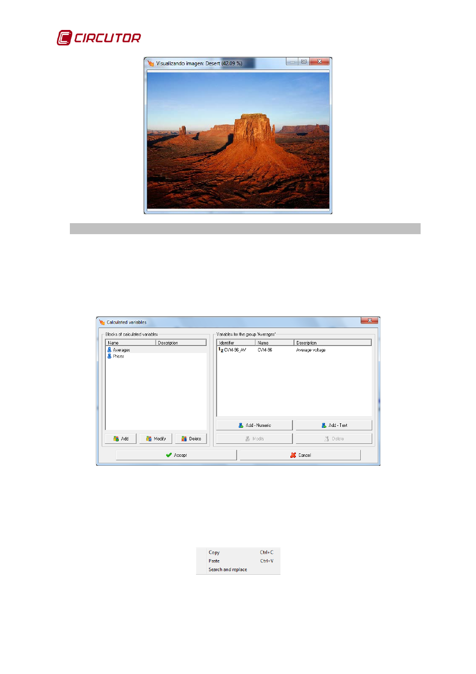 Calculated, Variables, On 7.5 calculated variables) | Calculated variables | CIRCUTOR PowerStudio Series User Manual | Page 70 / 110