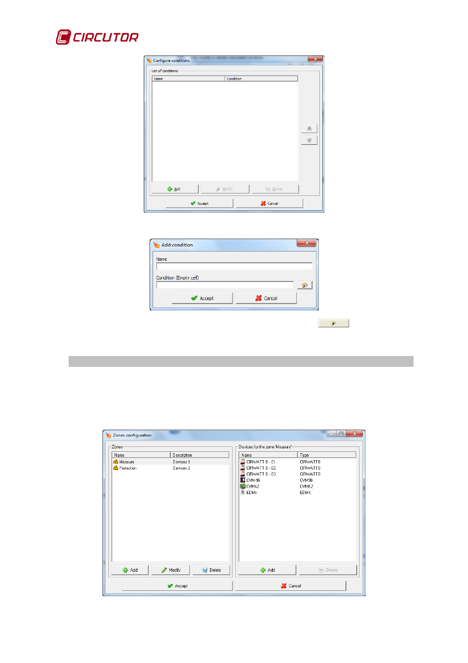 Device, Areas, Device areas | CIRCUTOR PowerStudio Series User Manual | Page 82 / 110