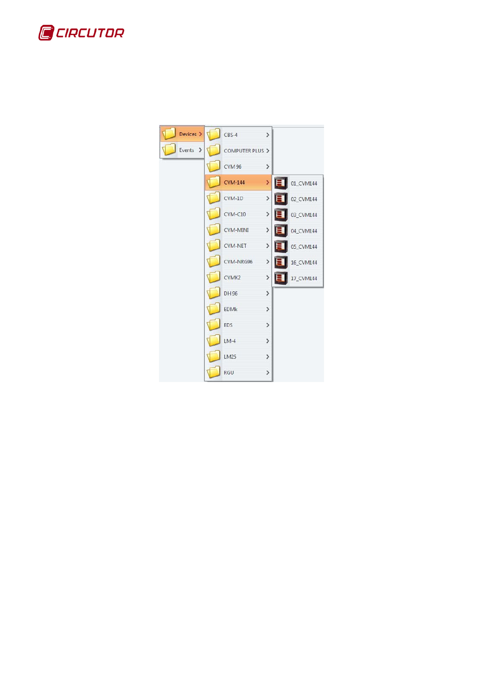 8 displaying a device, Displaying a device | CIRCUTOR PowerStudio Series User Manual | Page 24 / 110