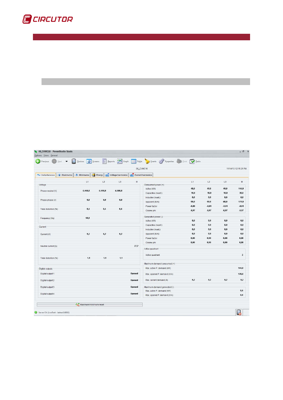 Access via the powerstudio client, Server, Web server | CIRCUTOR PowerStudio Series User Manual | Page 6 / 110