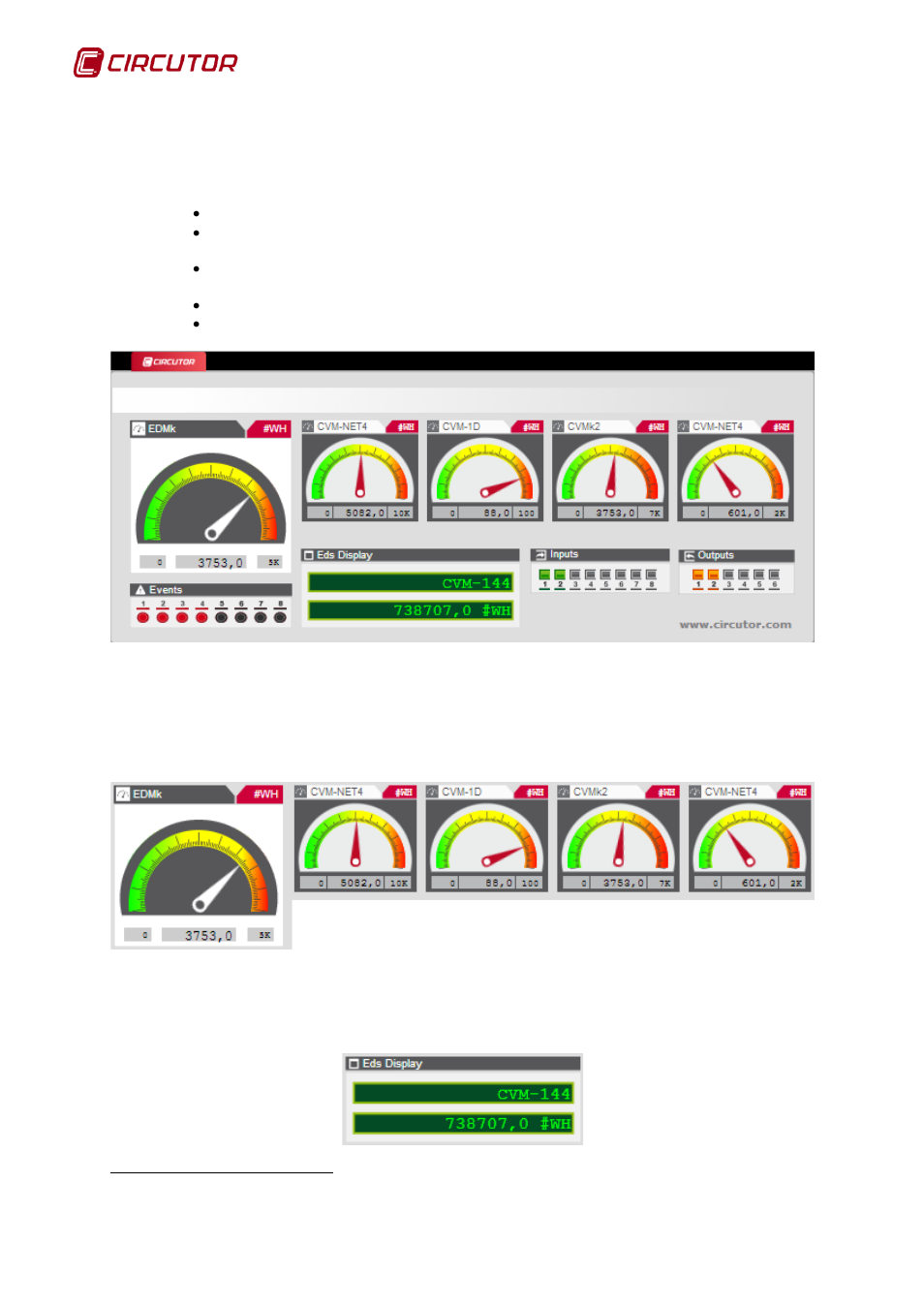 1 widget pss dashboard, Widget pss dashboard | CIRCUTOR PowerStudio Series User Manual | Page 84 / 110