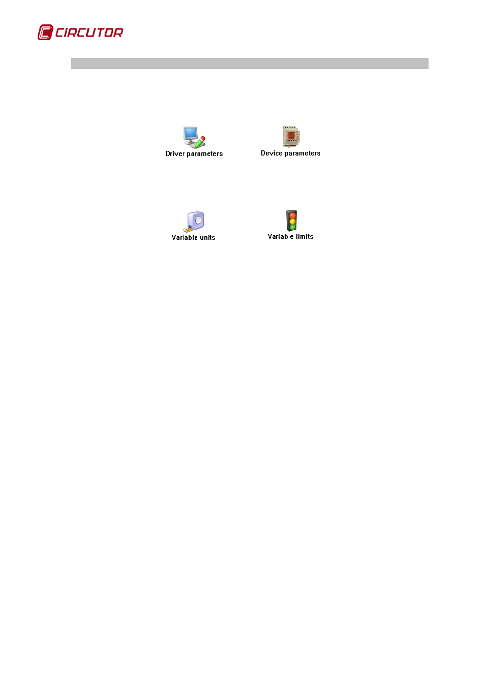 Driver options, 1 device parameters, Cvm-mini | Thernet, Device parameters | CIRCUTOR PowerStudio Series User Manual | Page 136 / 292