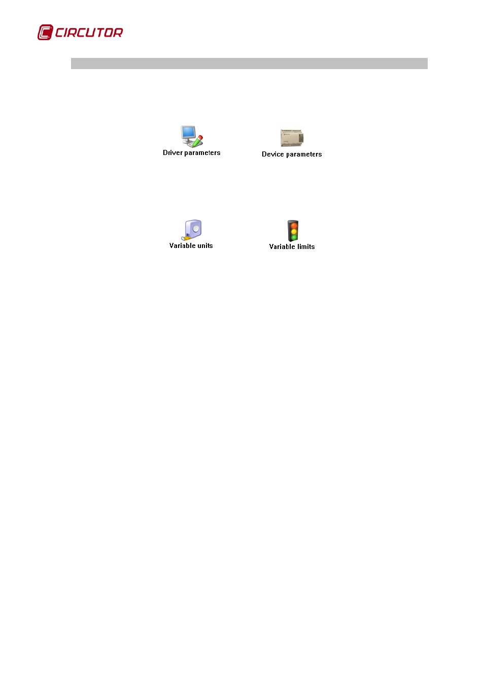 Driver options, 1 device parameters, Cvm-net4 | Device parameters | CIRCUTOR PowerStudio Series User Manual | Page 140 / 292