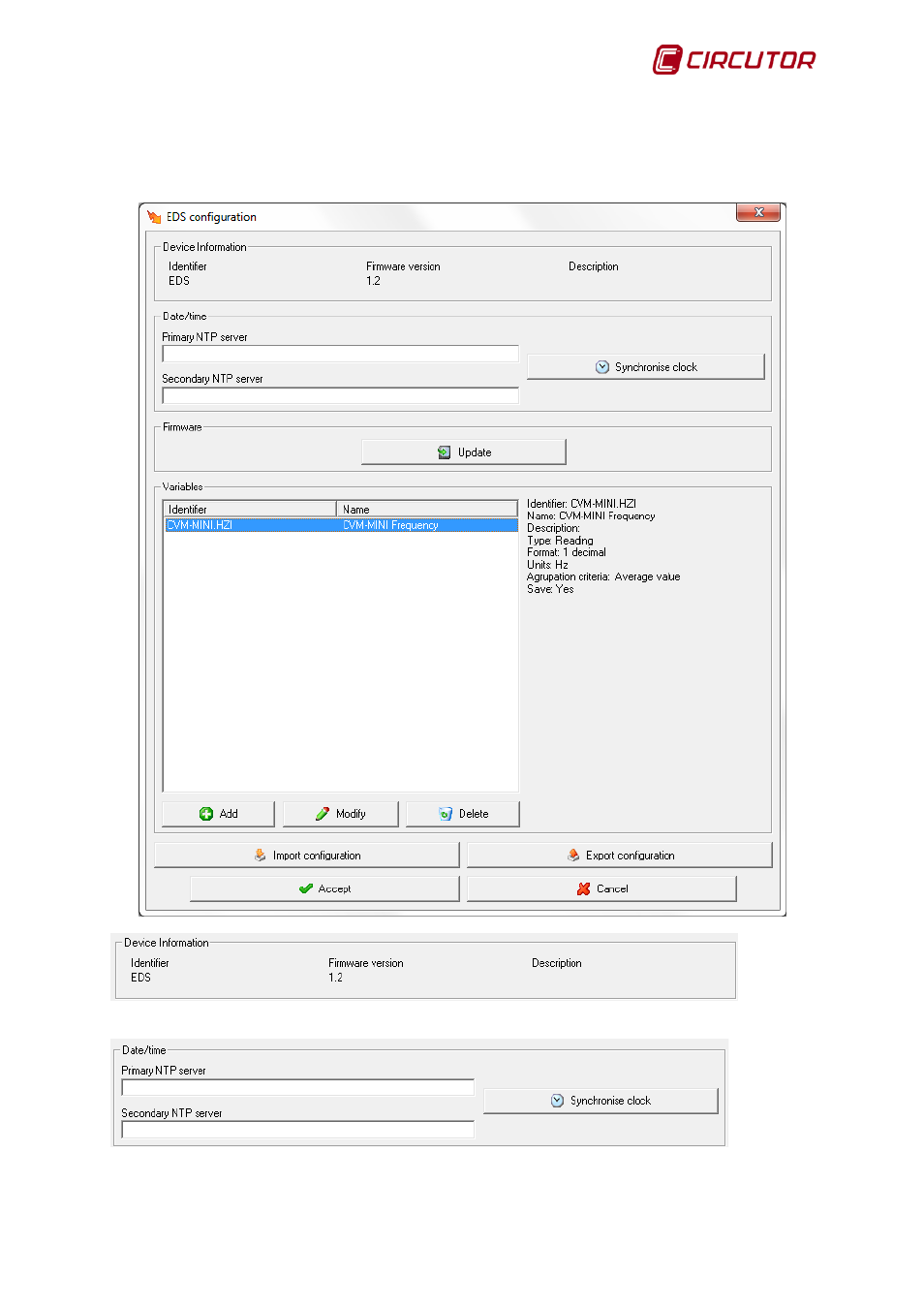2 device parameters, Device parameters | CIRCUTOR PowerStudio Series User Manual | Page 159 / 292