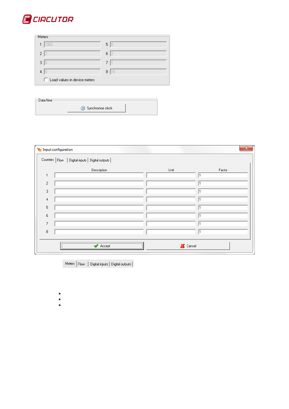 2 device inputs, Device inputs | CIRCUTOR PowerStudio Series User Manual | Page 164 / 292