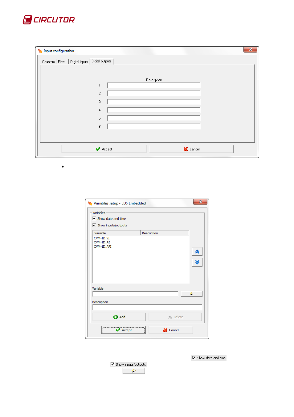 3 display variables, Display variables | CIRCUTOR PowerStudio Series User Manual | Page 166 / 292