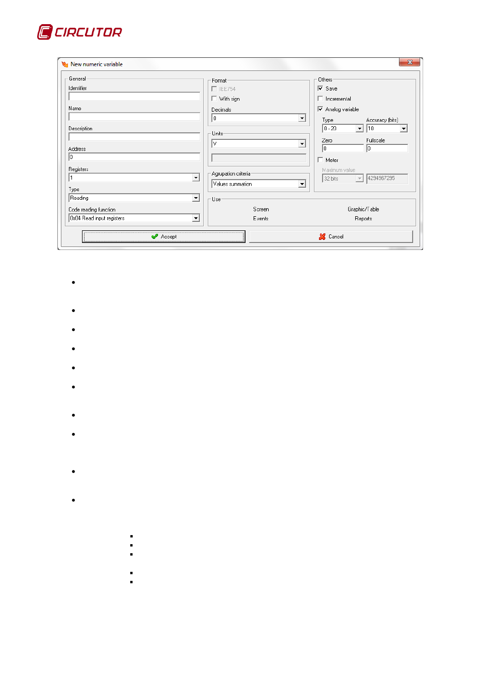 CIRCUTOR PowerStudio Series User Manual | Page 174 / 292