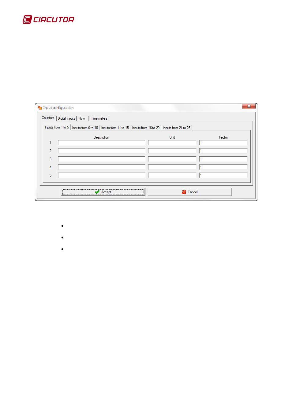 2 device inputs, Device inputs | CIRCUTOR PowerStudio Series User Manual | Page 184 / 292