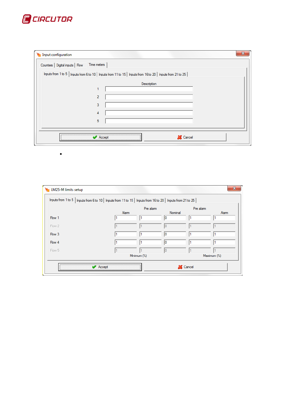 3 variable limits, Variable limits | CIRCUTOR PowerStudio Series User Manual | Page 186 / 292