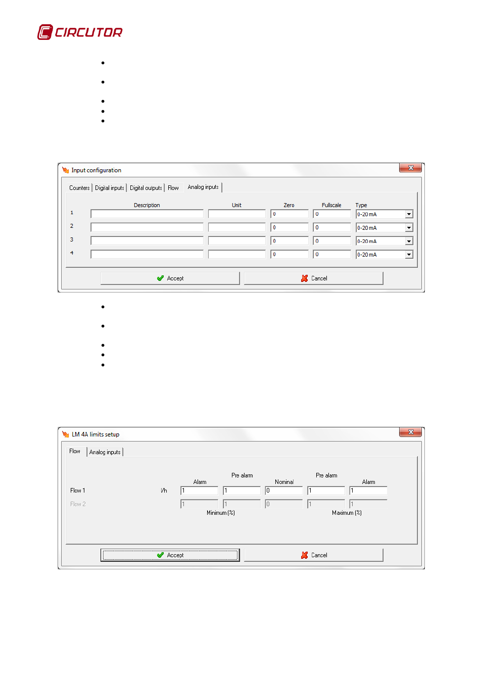 3 variable limits, Variable limits | CIRCUTOR PowerStudio Series User Manual | Page 190 / 292