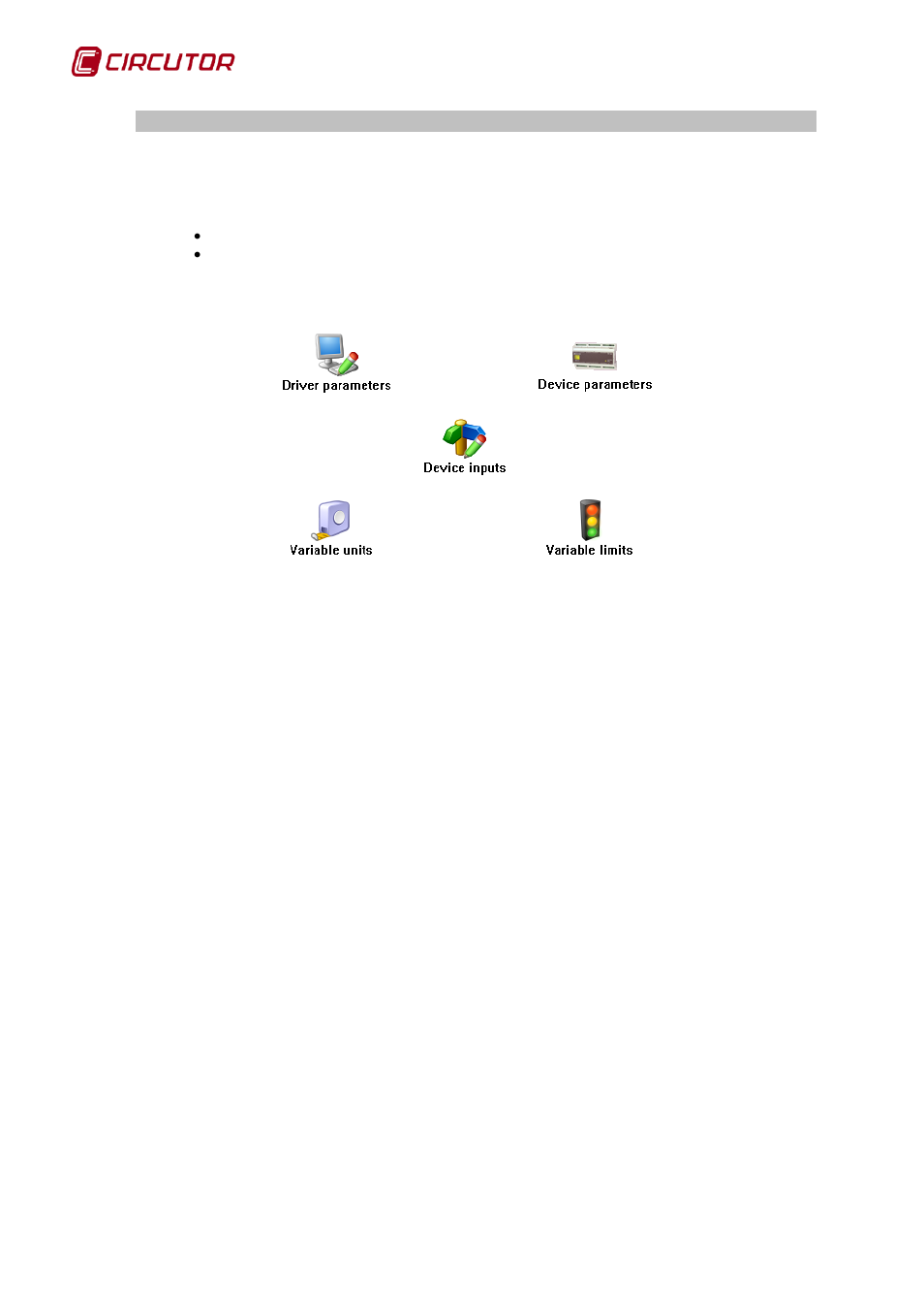 Driver options, 1 device parameters, Lm50-tcp | Device parameters | CIRCUTOR PowerStudio Series User Manual | Page 196 / 292