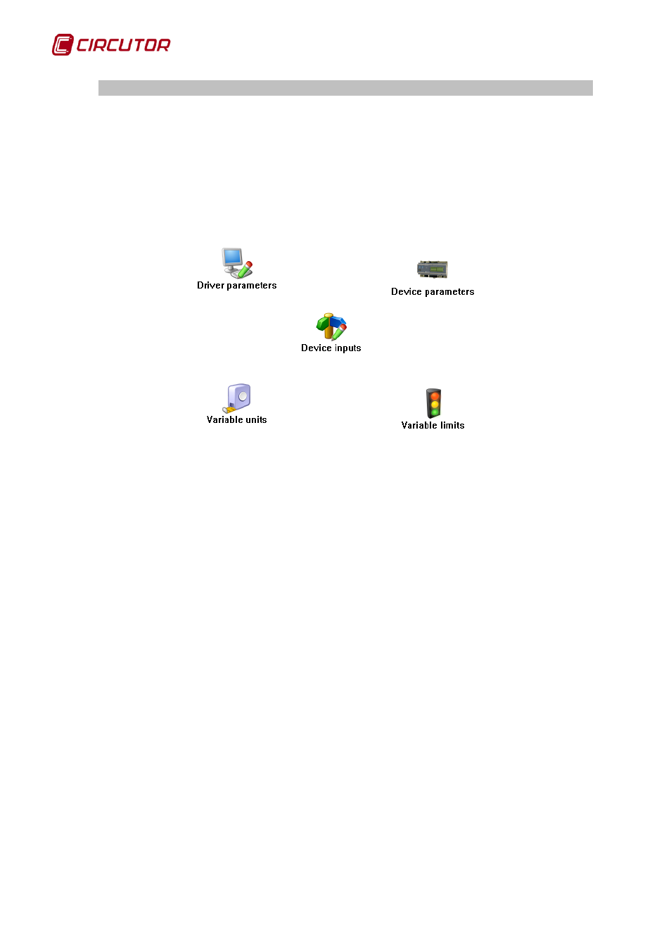 Driver options, 1 device parameters, Tr16 | Device parameters, 1 driver options | CIRCUTOR PowerStudio Series User Manual | Page 254 / 292