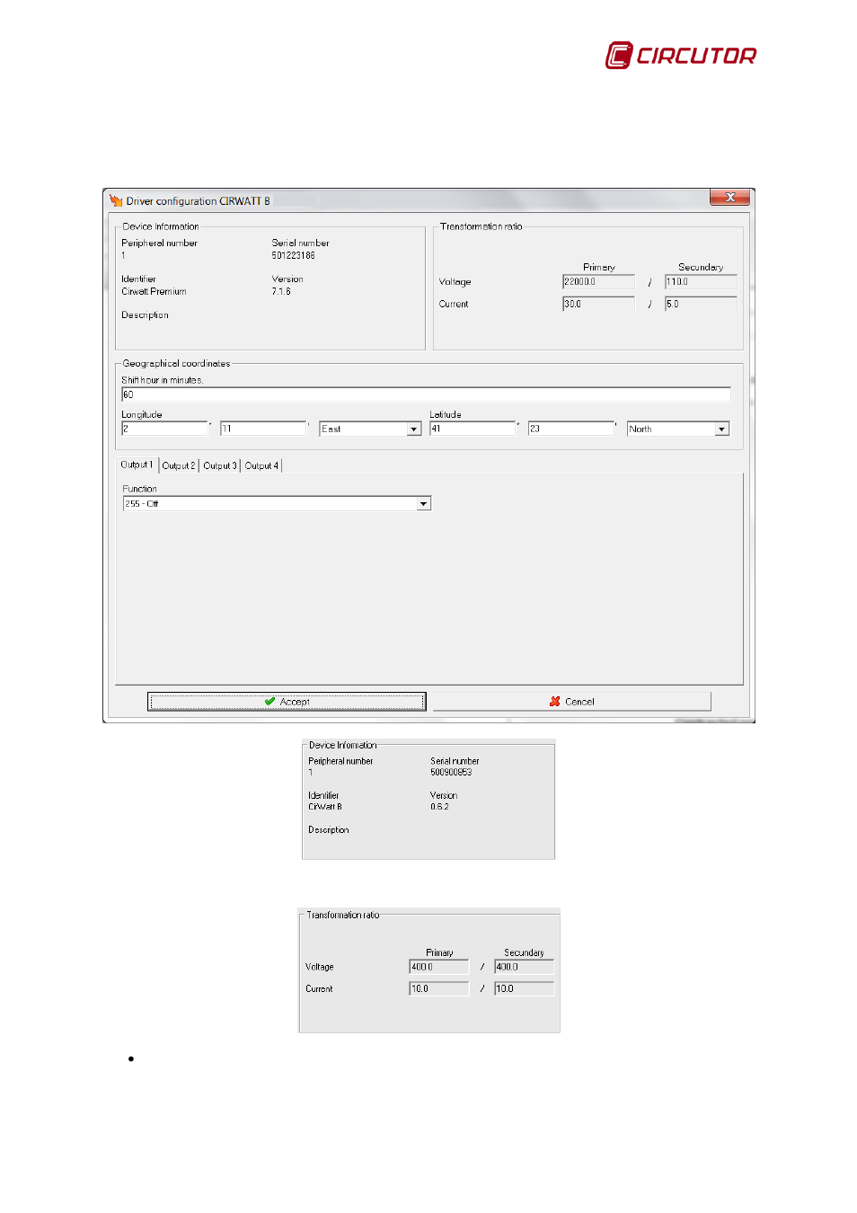 1 device parameters, Device parameters | CIRCUTOR PowerStudio Series User Manual | Page 47 / 292