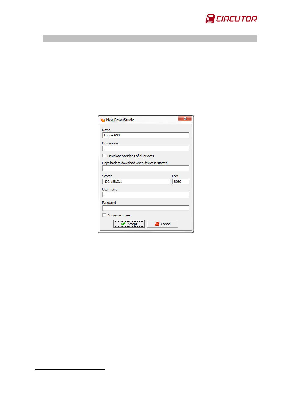 Powerstudio client device configuration, Client, Powerstudio | Client powerstudio, 1 powerstudio client device configuration | CIRCUTOR PowerStudio Series User Manual | Page 65 / 292
