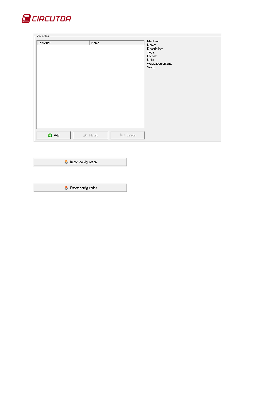 1 variables, Variables | CIRCUTOR PowerStudio Series User Manual | Page 68 / 292