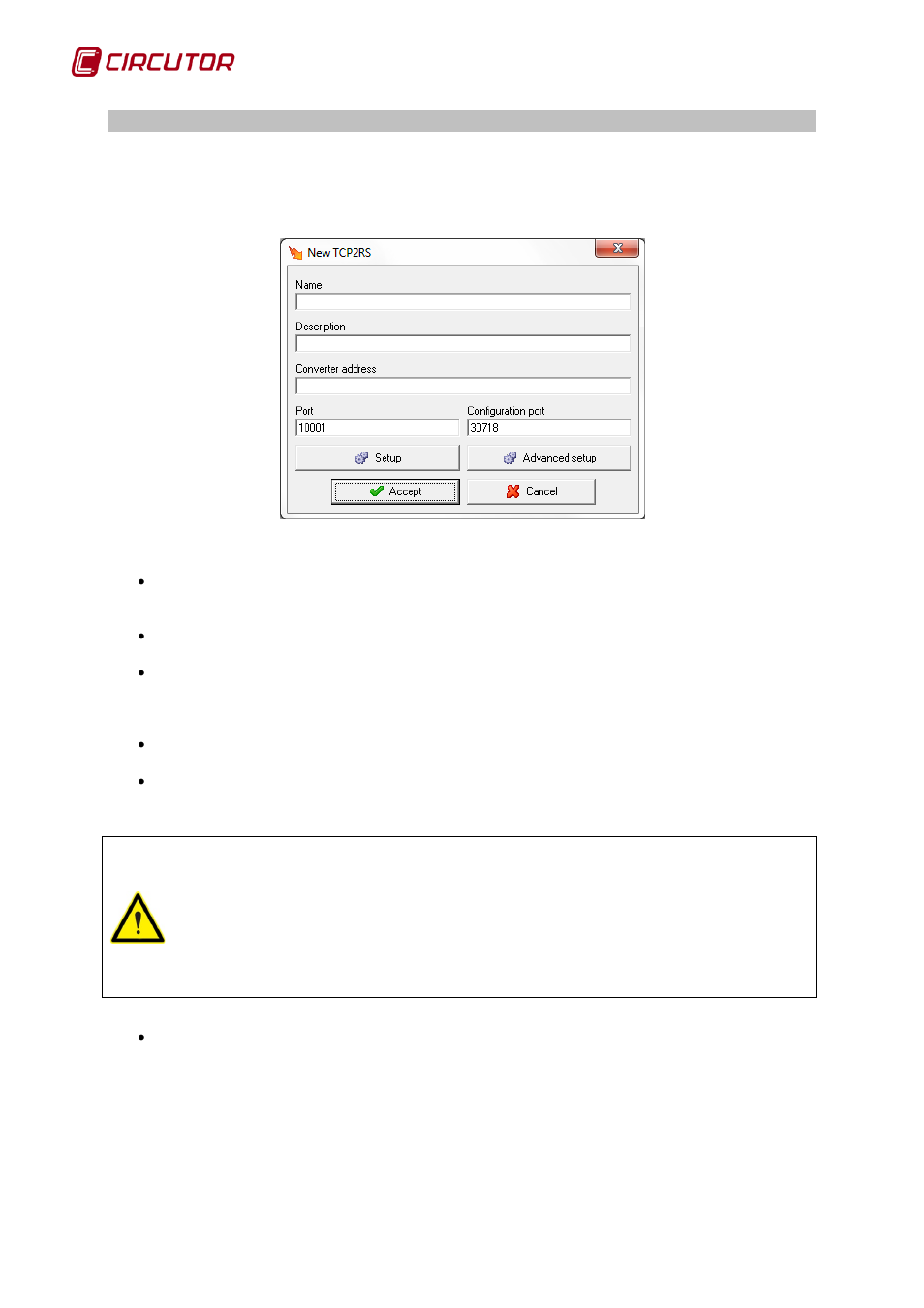 Tcp2rs, Converter, Tcp2rs converter | CIRCUTOR PowerStudio Series User Manual | Page 78 / 292