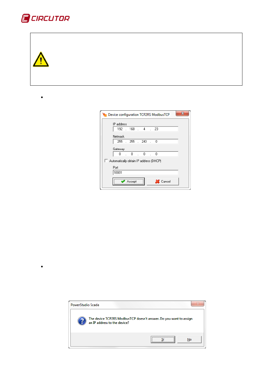 CIRCUTOR PowerStudio Series User Manual | Page 82 / 292