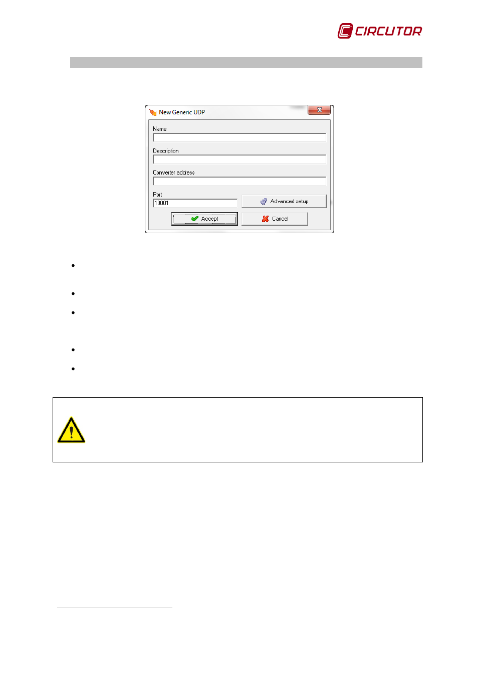 Generic, Converter, Generic udp converter | CIRCUTOR PowerStudio Series User Manual | Page 85 / 292