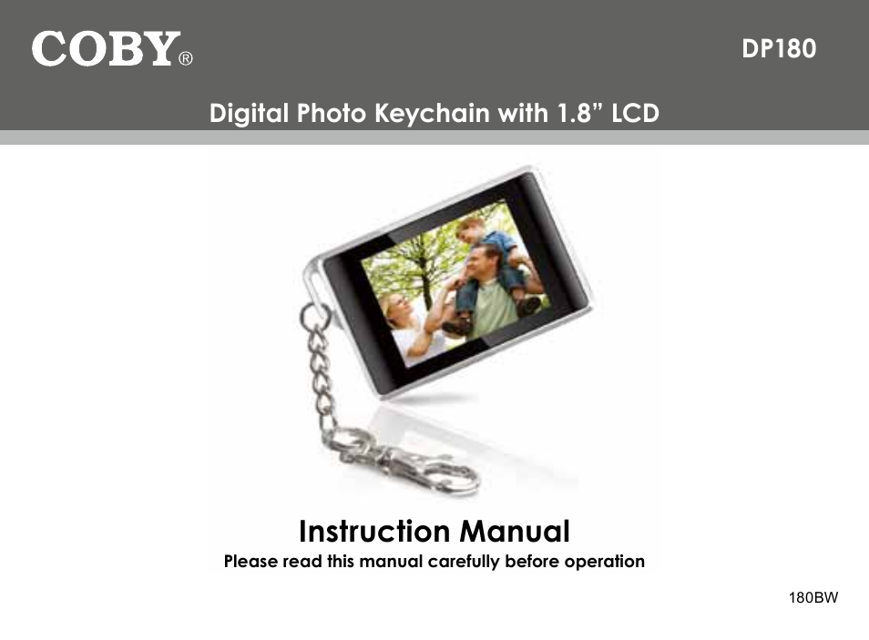 COBY electronic 180BW User Manual | 16 pages