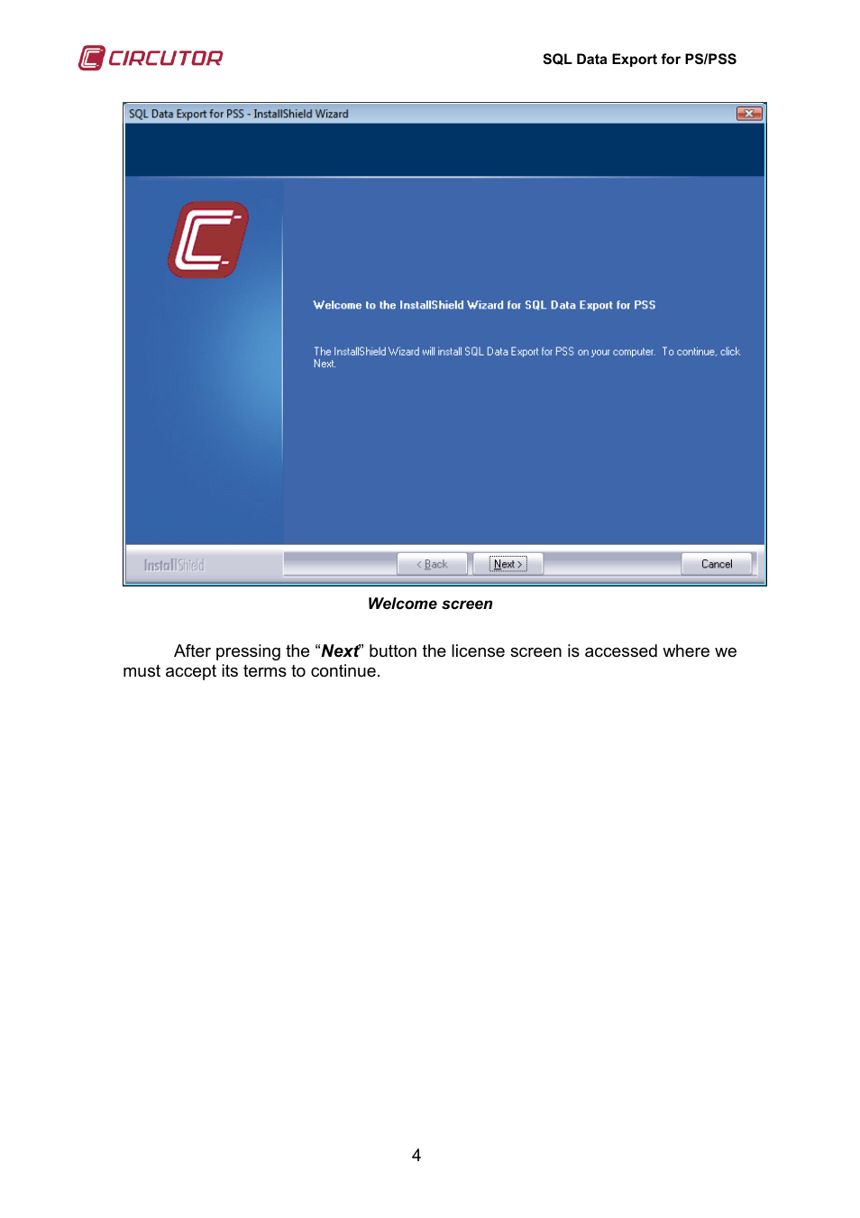 CIRCUTOR SQL Data Export User Manual | Page 4 / 28