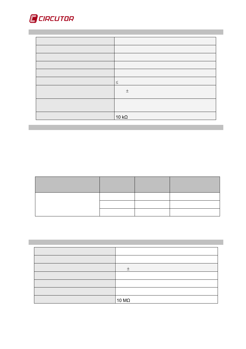 4 current inputs, 5 current clamps, 6 voltage inputs | Current, Inputs, Clamps, Voltage | CIRCUTOR AR6 Series User Manual | Page 14 / 69