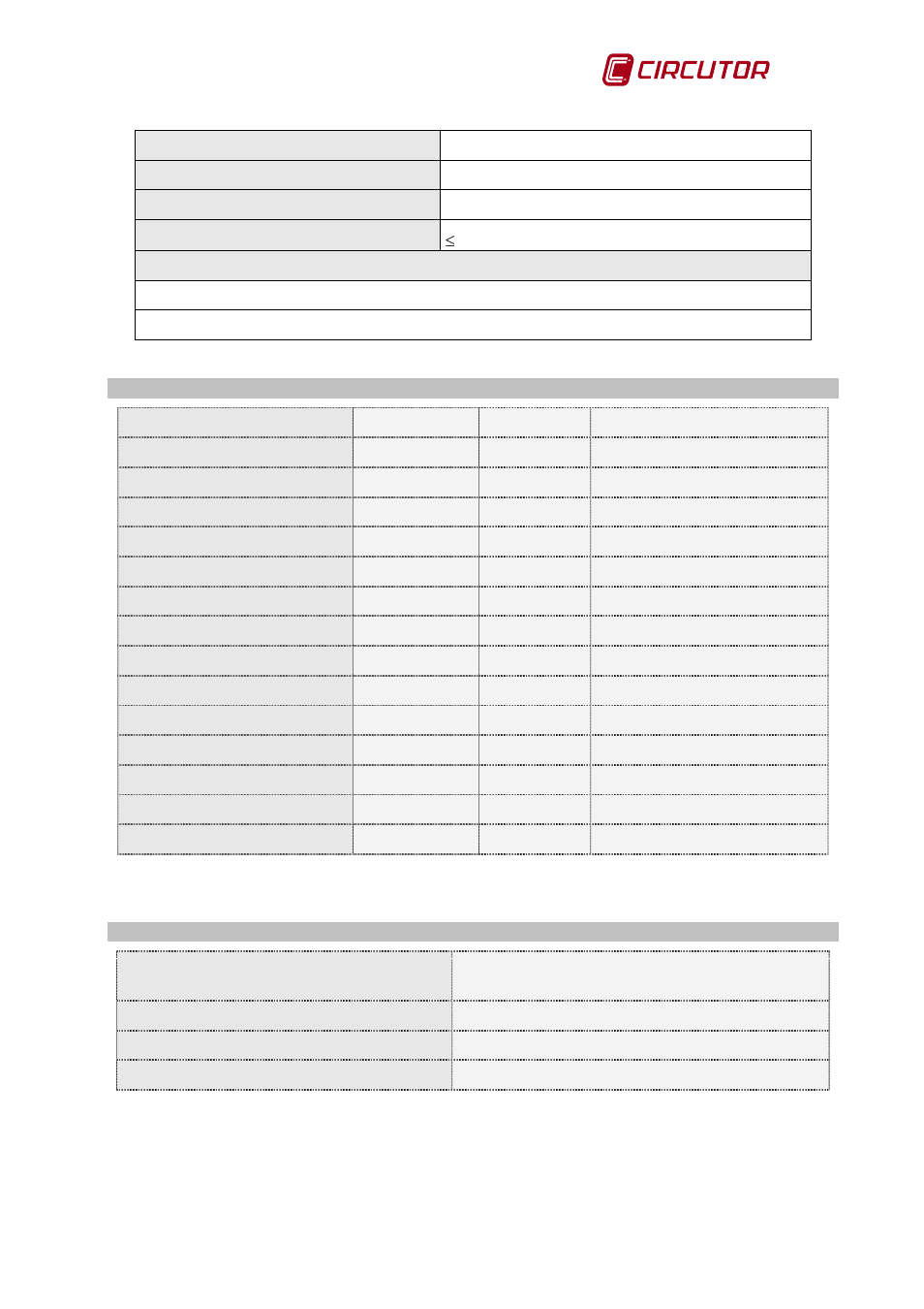 7 unit accuracy, 8 environmental conditions, Unit | Accuracy, Environmental, Conditions | CIRCUTOR AR6 Series User Manual | Page 15 / 69