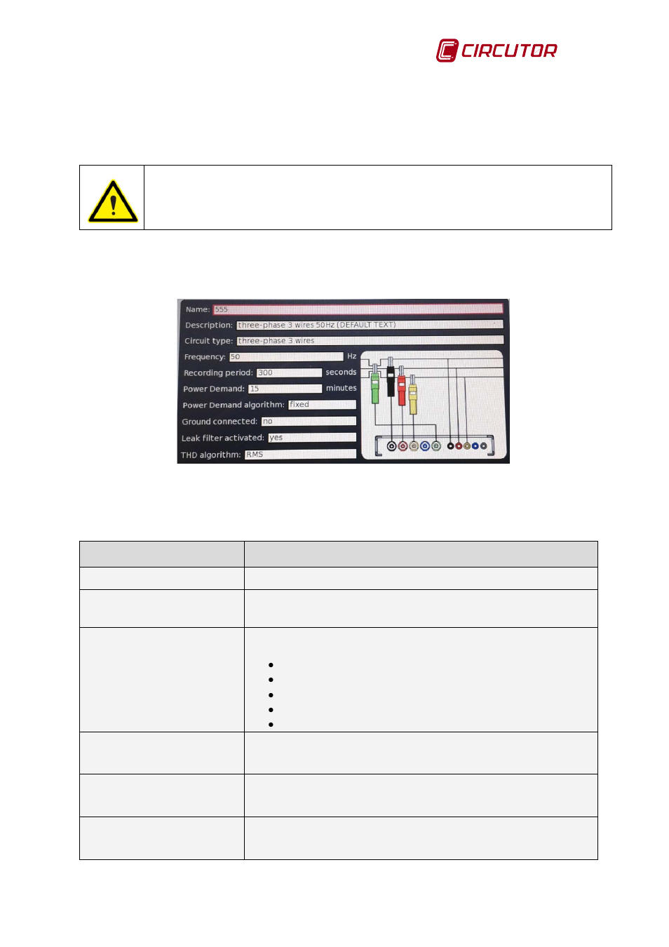 2 measurement configuration, Measurement configuration | CIRCUTOR AR6 Series User Manual | Page 29 / 69